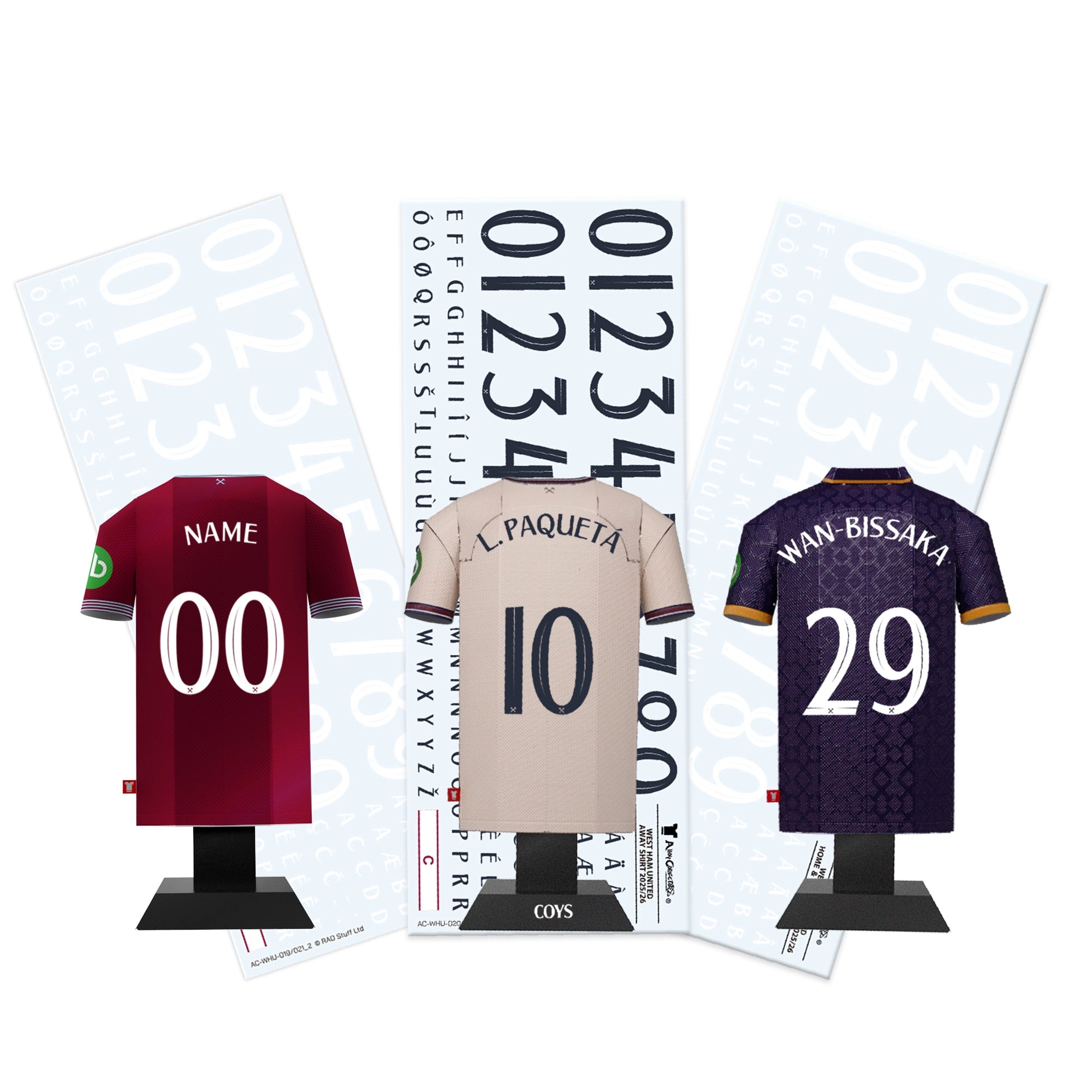 West Ham United 25/26 Alloy Shirt Full Bundle