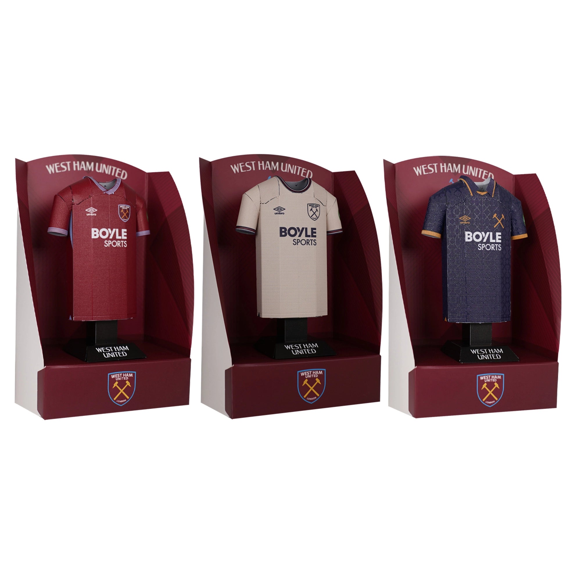 West Ham United 25/26 Alloy Shirt Full Bundle