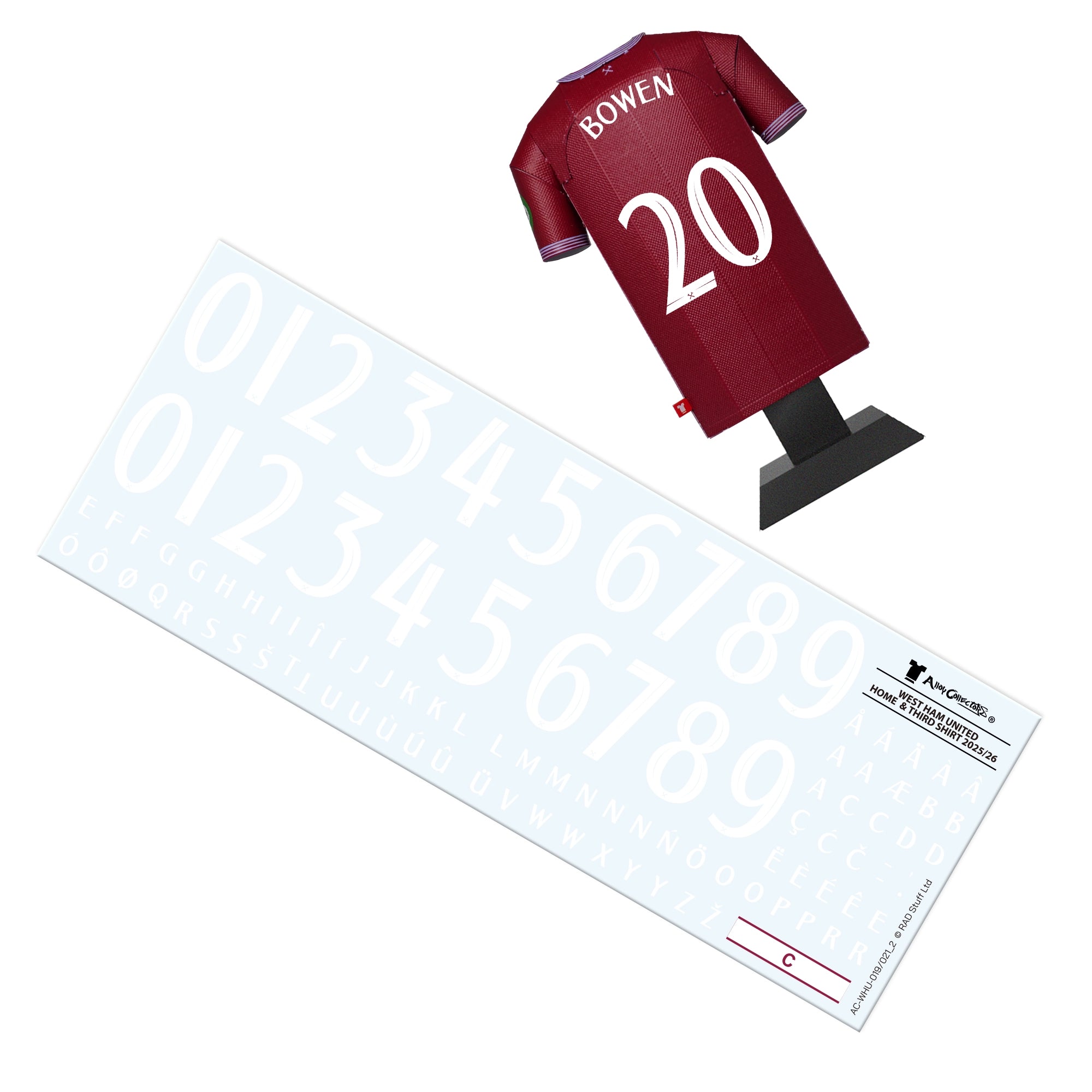 West Ham United 25/26 Alloy Shirt – Home Kit